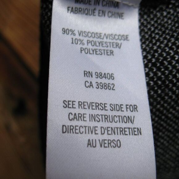 Theory Black White Knit Pull On Skirt - Picture 8 of 9